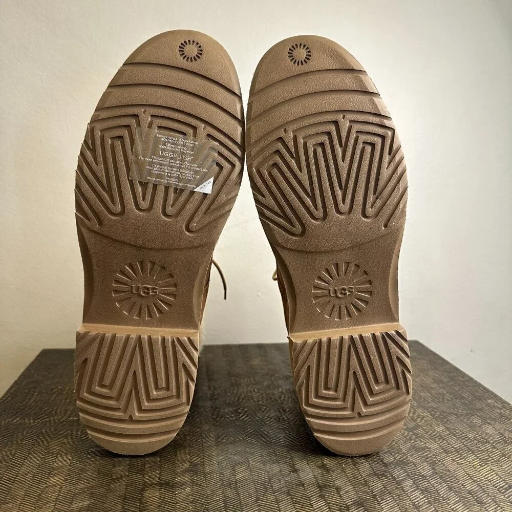 NEW Ugg Women's Quincy Lace up Suede Boot in Chestnut Tan - Size 11 - Picture 7 of 9